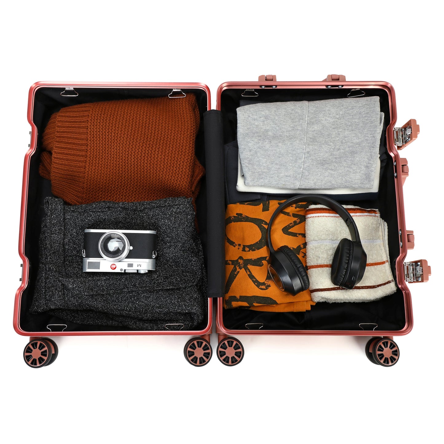 Maleta 100% ALUMINIO de cabina Praga 55CM