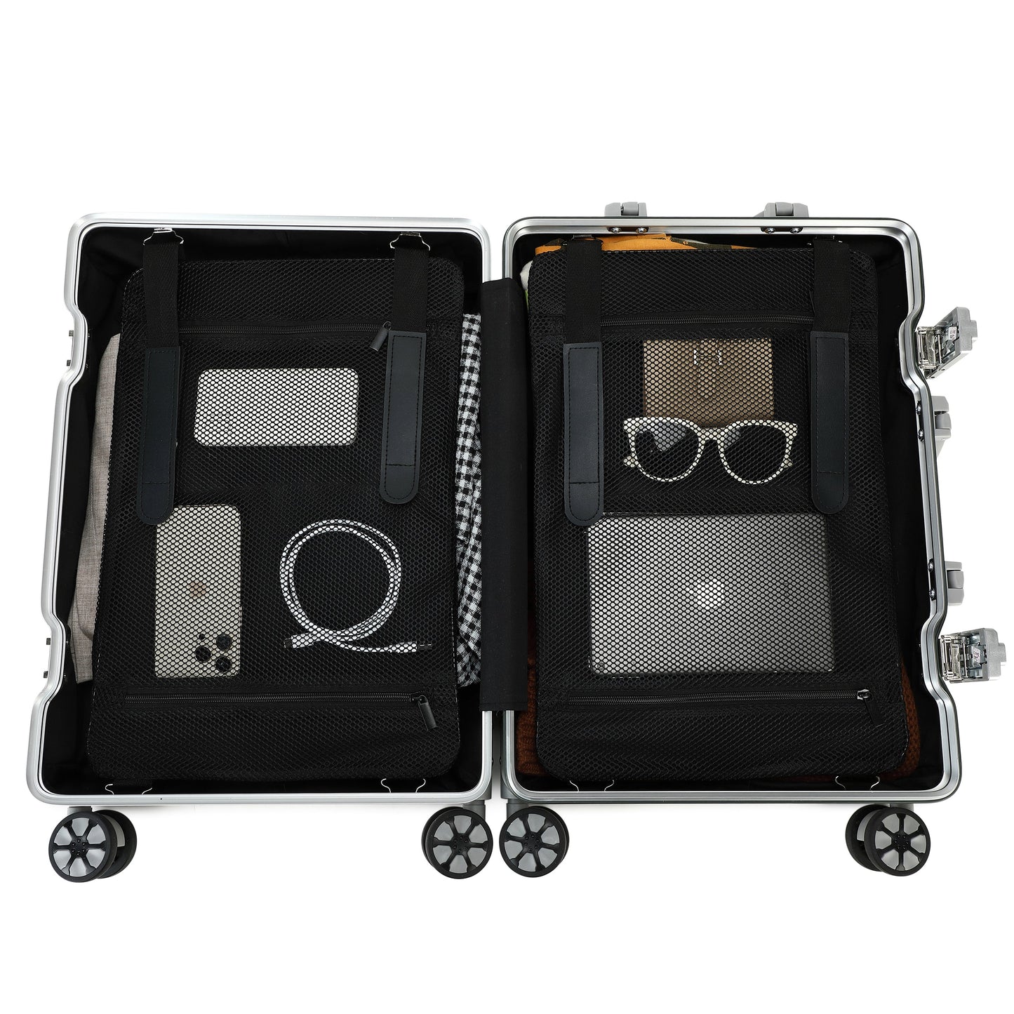 Maleta 100% ALUMINIO de cabina Praga 55CM