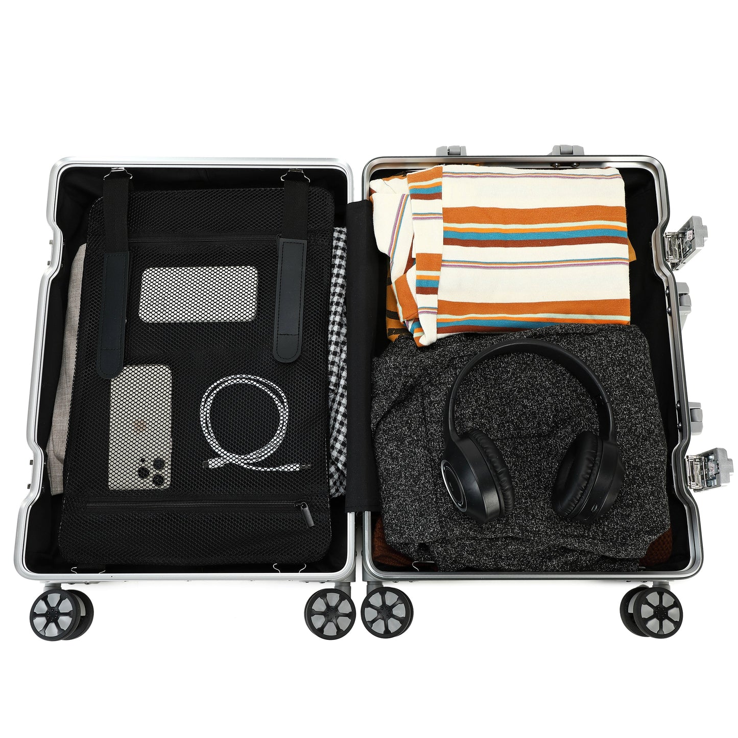 Maleta 100% ALUMINIO de cabina Praga 55CM