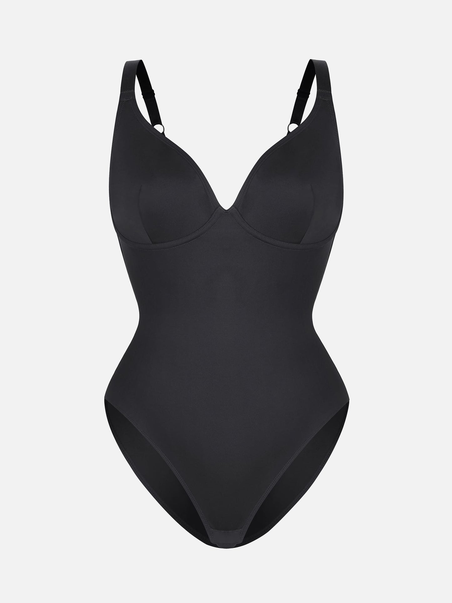 Feelingirl V Neck Tummy Control Shaping Bodysuit