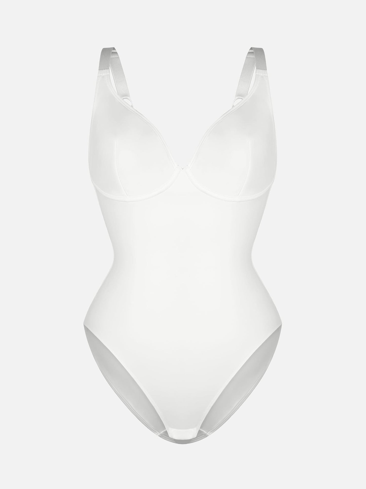 Feelingirl V Neck Tummy Control Shaping Bodysuit