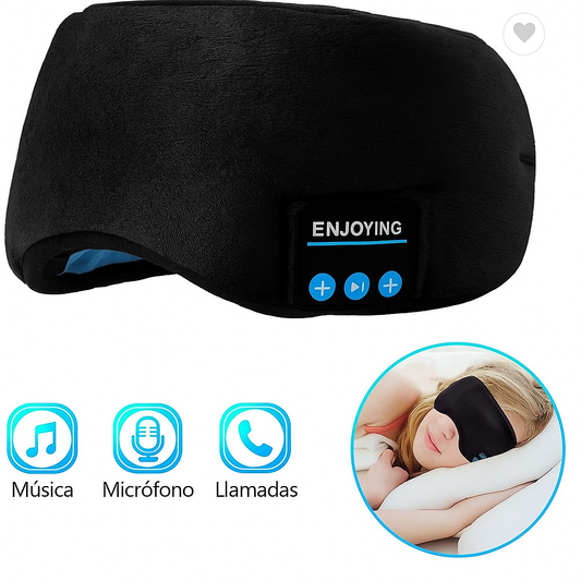 Enjoying  Antifaz Bluetooth que bloquea la luz y te relaja con música