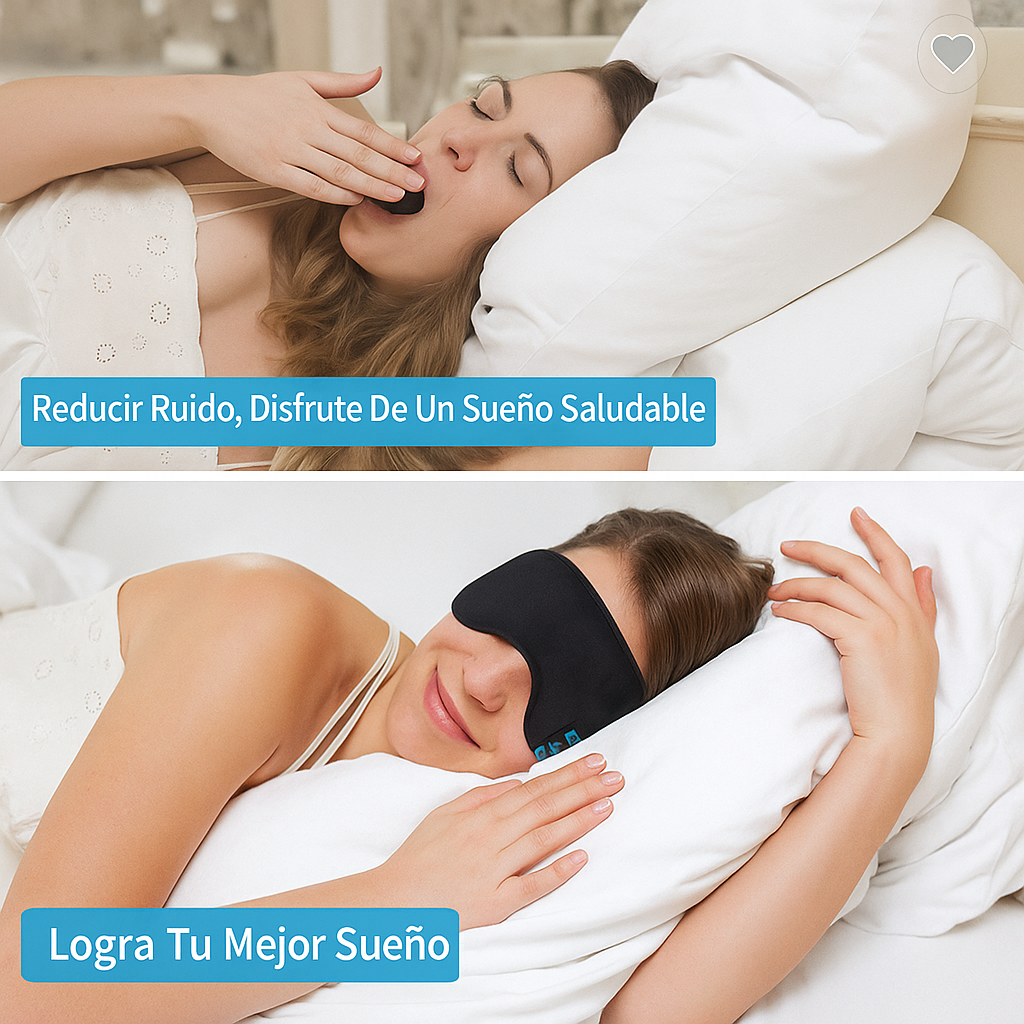 Enjoying  Antifaz Bluetooth que bloquea la luz y te relaja con música