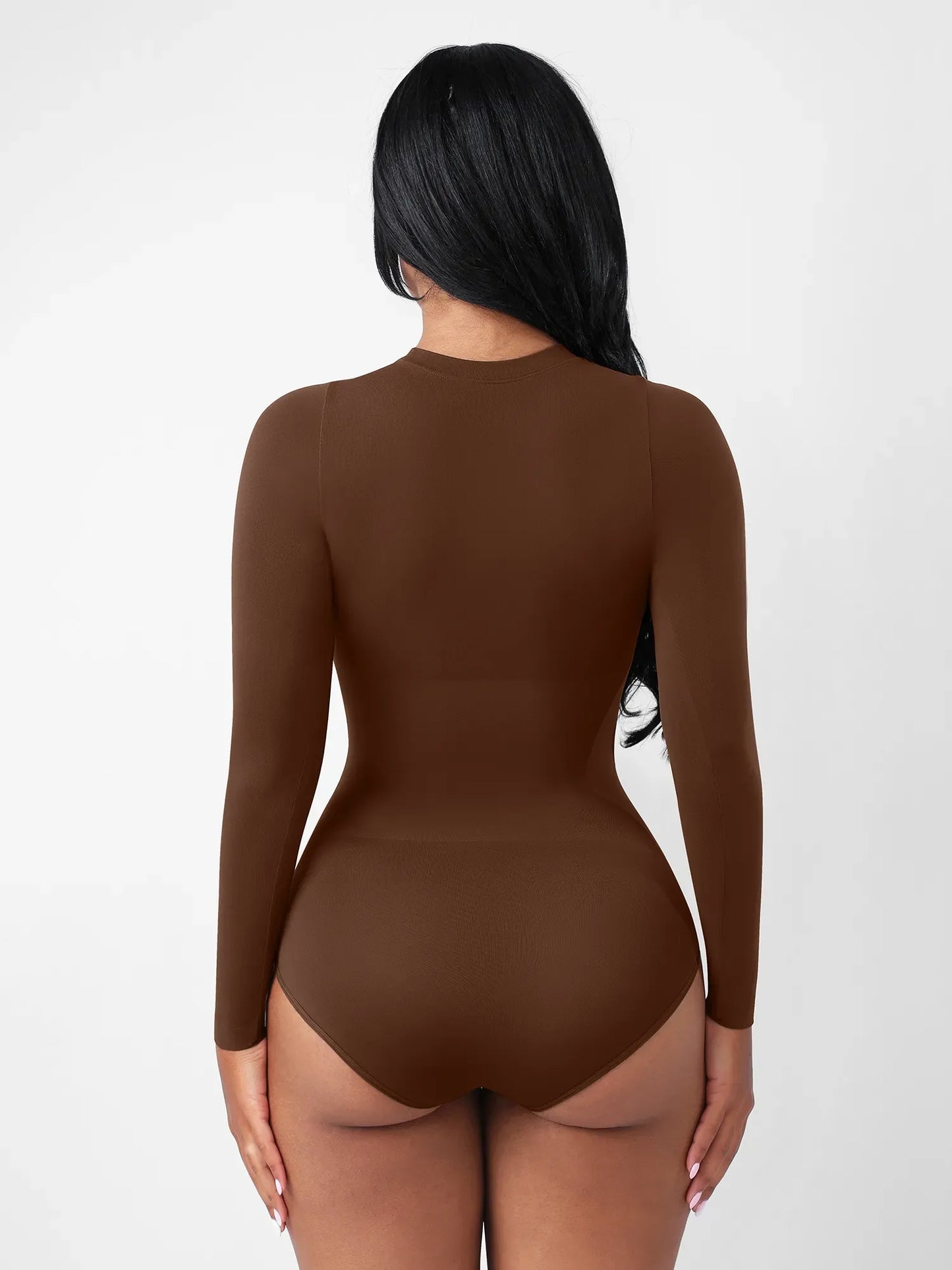 Feelingirl Seamless Ultra-Soft Crew Neck Bodysuit