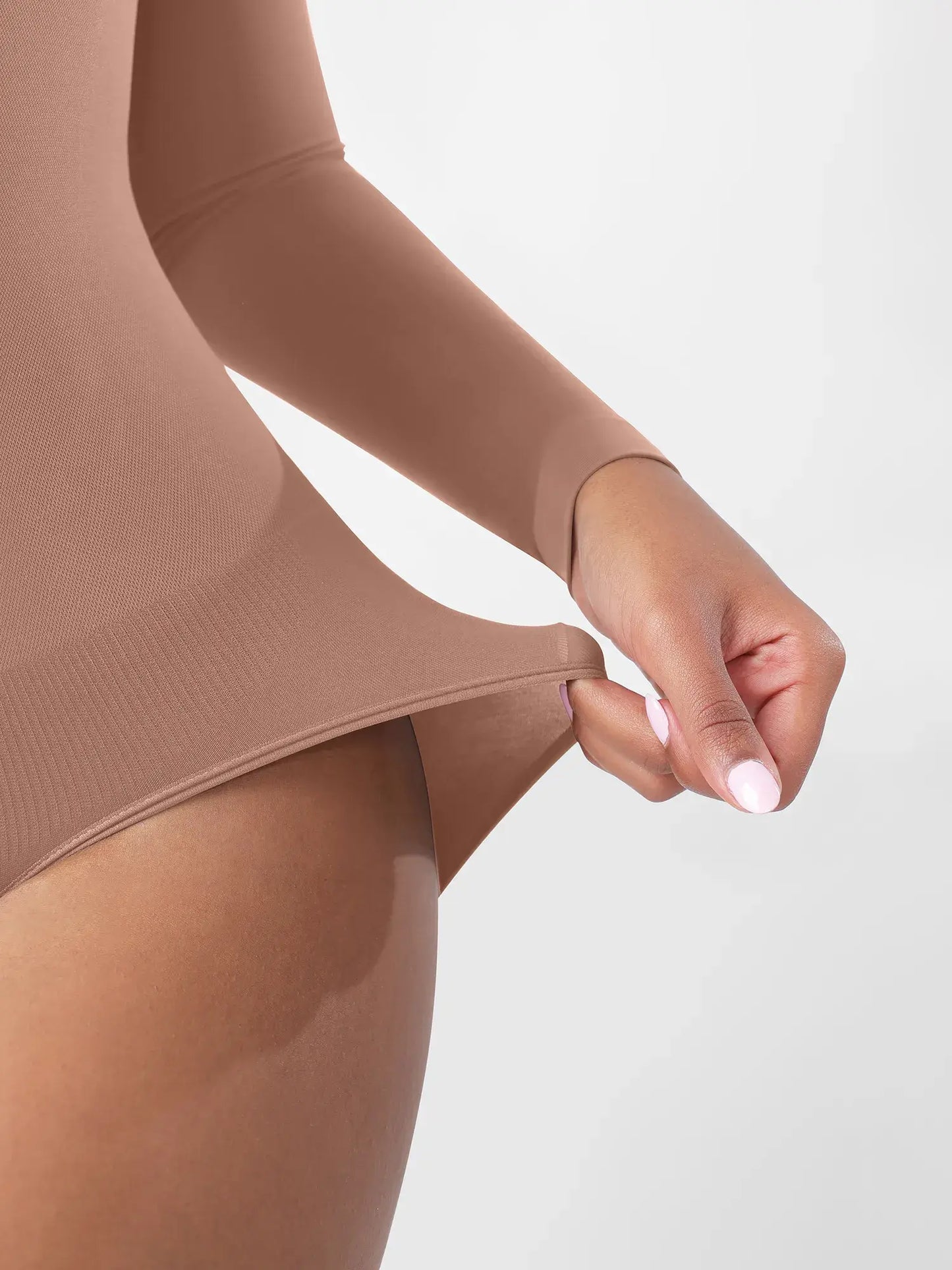 Feelingirl Seamless Ultra-Soft Crew Neck Bodysuit