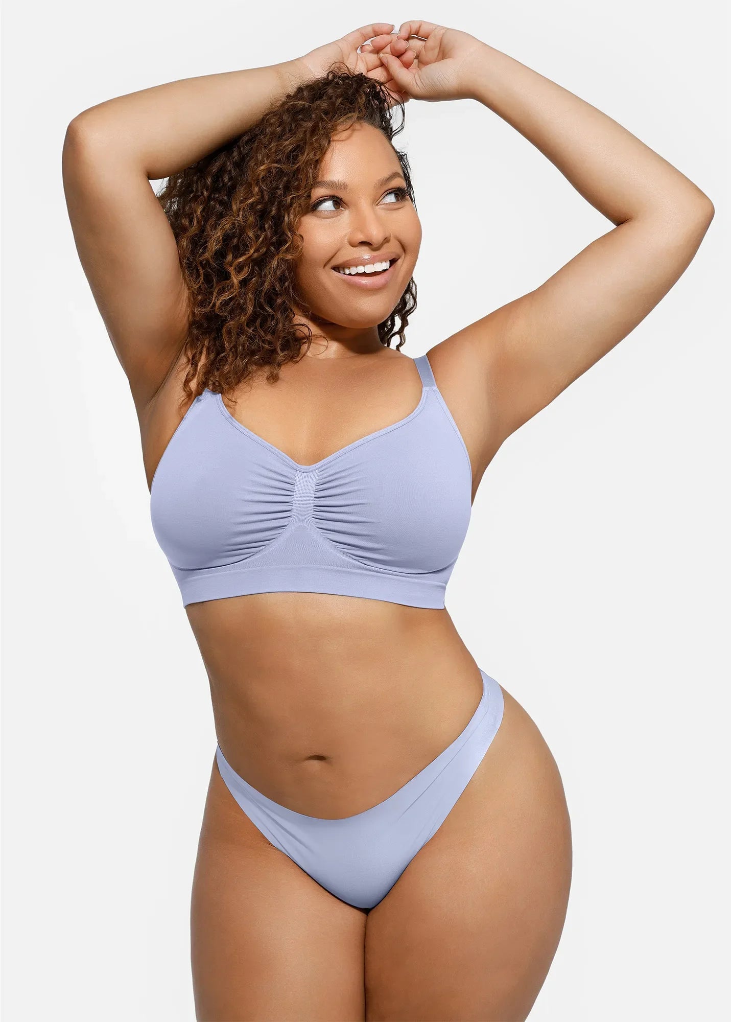 Feelingirl Everyday Wireless Bra Unlined Soft Bra