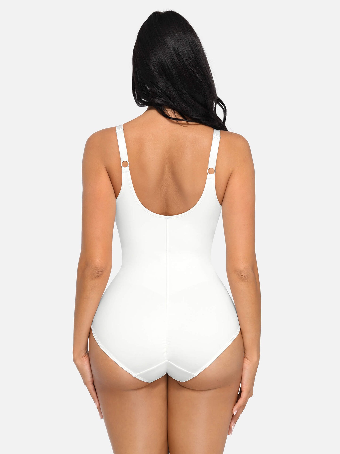 Feelingirl V Neck Tummy Control Shaping Bodysuit