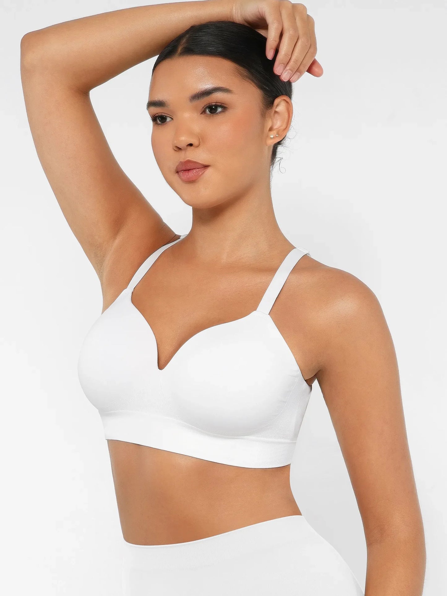 Feelingirl Wireless Push-Up Seamless Comfort Full Coverage Bra