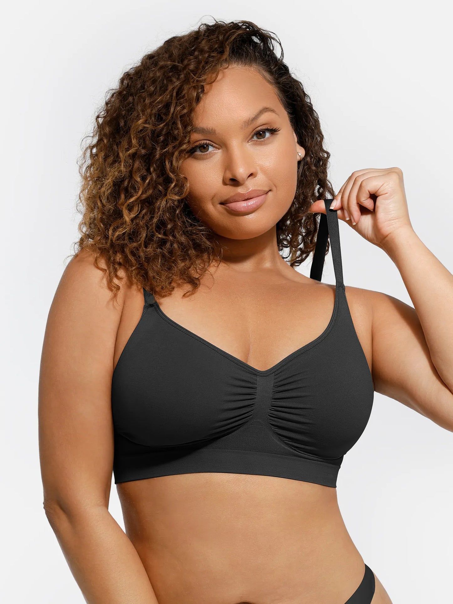 Feelingirl Everyday Wireless Bra Unlined Soft Bra