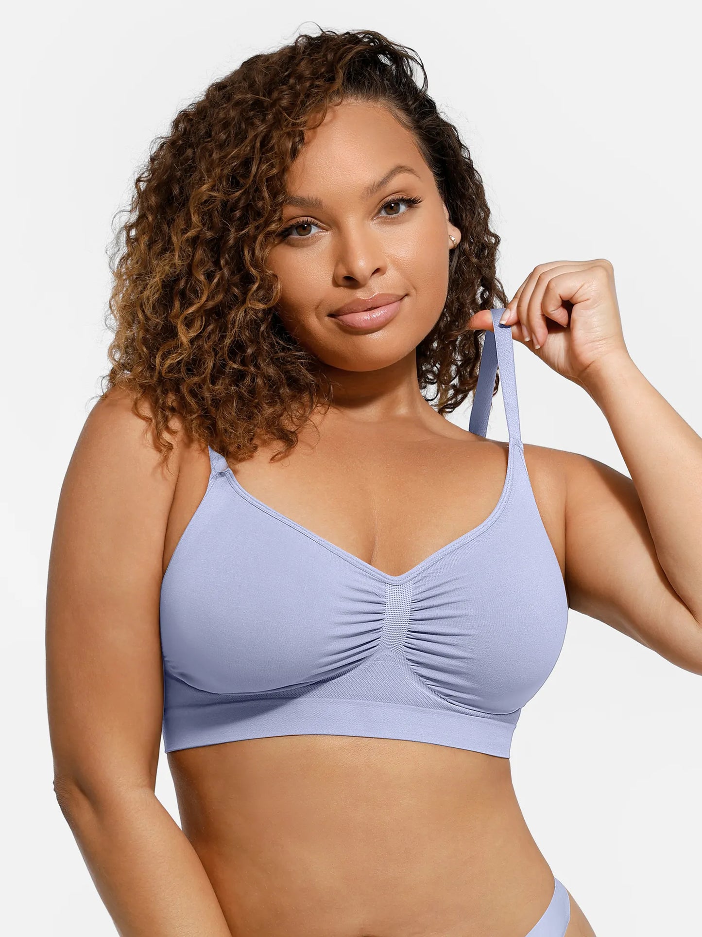 Feelingirl Everyday Wireless Bra Unlined Soft Bra