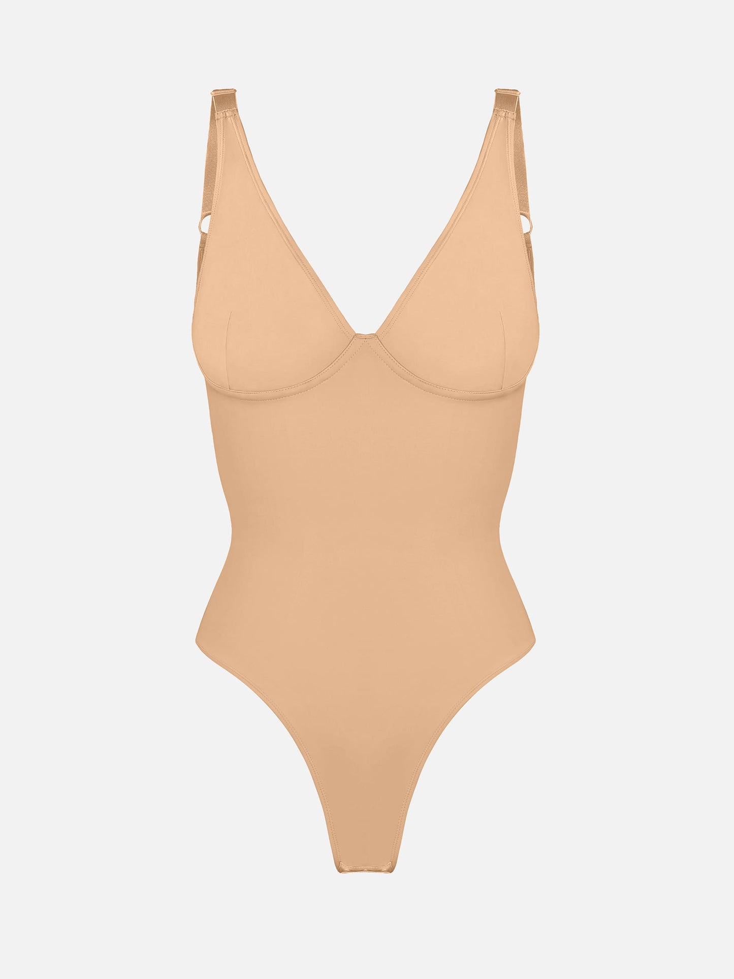 Feelingirl V Neck Tummy Control Shaping Bodysuit